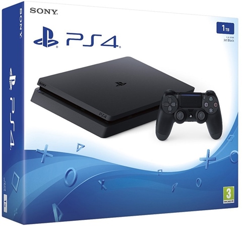 Playstation 4 Slim Console, 1TB Black, Boxed - CeX (UK): - Buy 